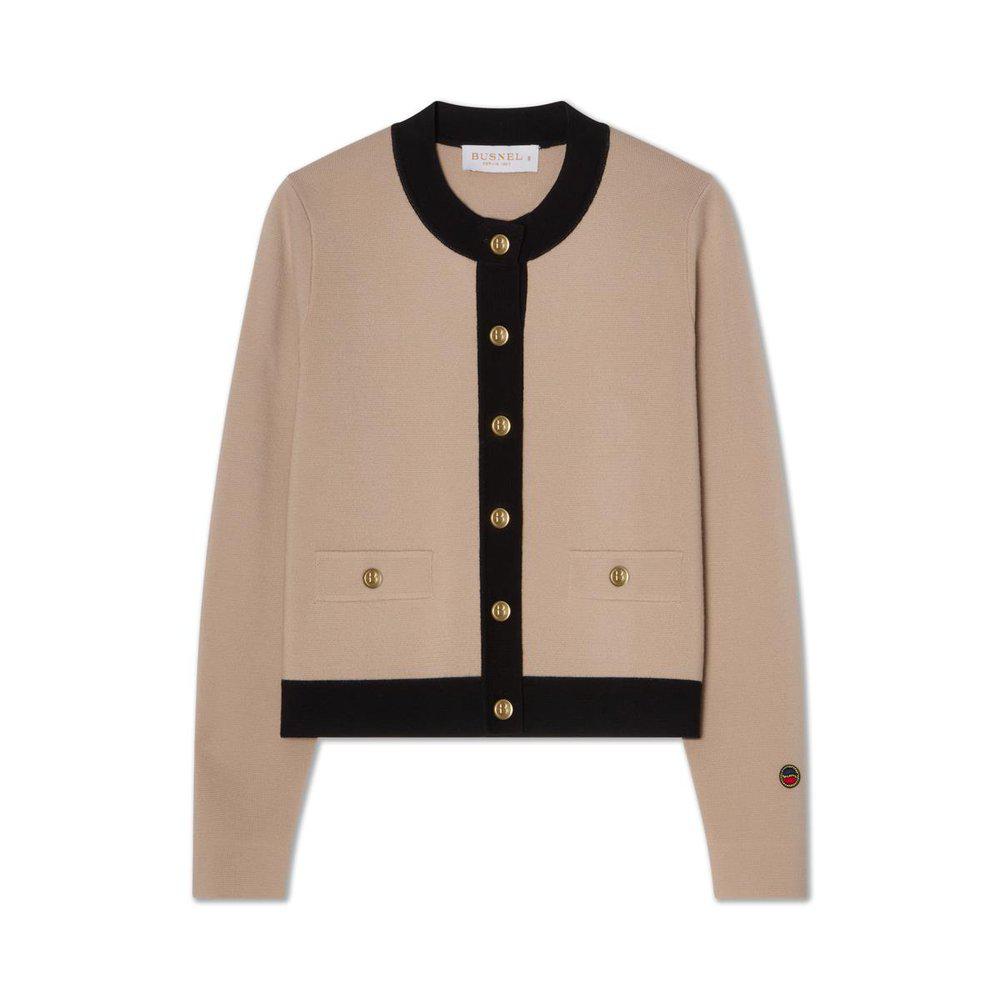 Busnel Aria Cardigan Contra Genser Beige - chrismoa.no