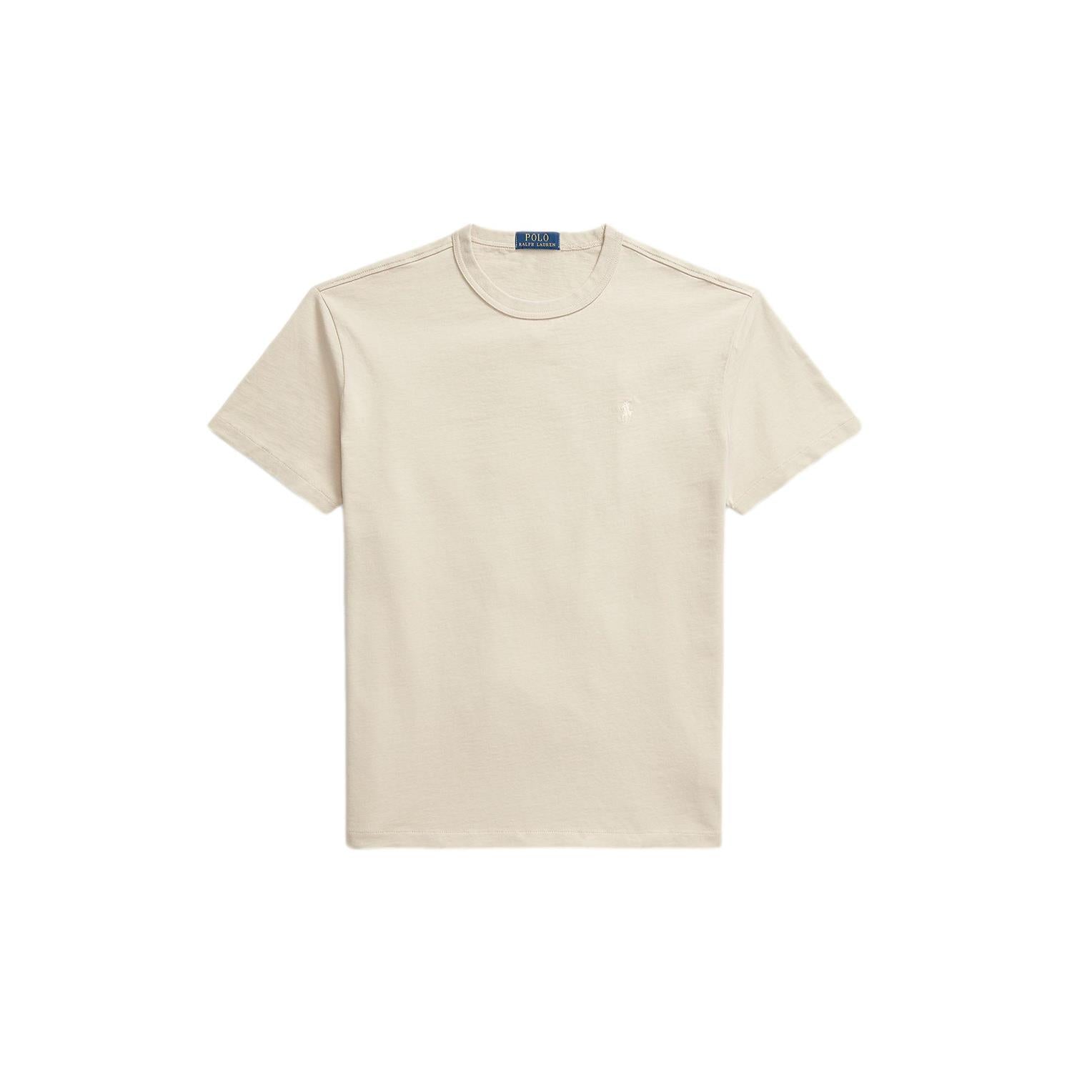 Polo Ralph Lauren CLASSIC FIT JERSEY CREWNECK T-SHIRT T-Shirt Beige - chrismoa.no