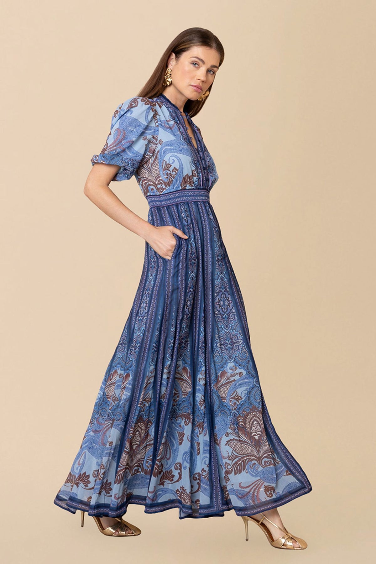 Hale Bob Liliosa Kjole Blue