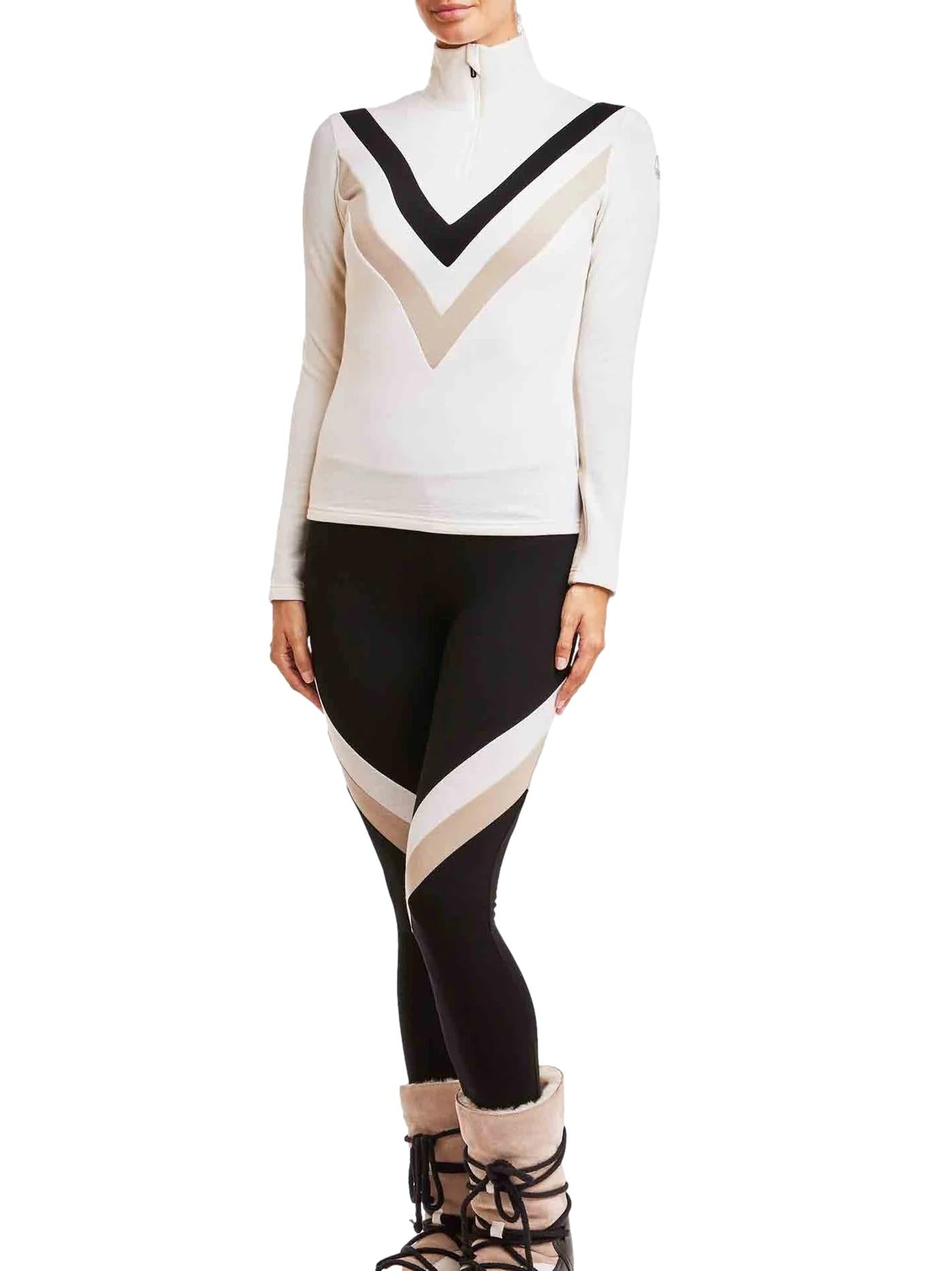 We Norwegians Voss colblock leggings women Bukse Sort - chrismoa.no