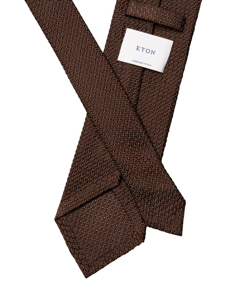 Eton Silk Grenadine Tie Added by Slips Brun - chrismoa.no