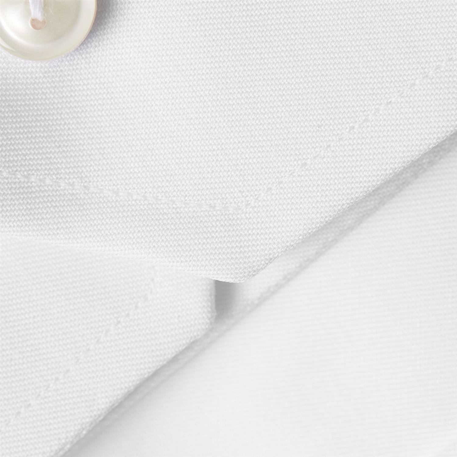 Eton Slim White Signature Twill Shirt - XLS Skjorte Hvit - chrismoa.no