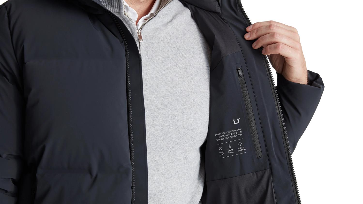 UBR Typhoon jacket Jakke Sort