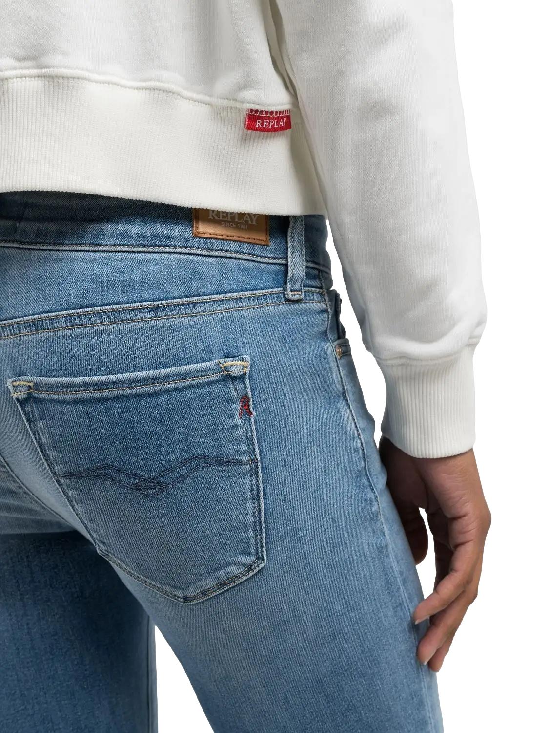 Replay New Luz Bootcut Jeans Lys Dongeri