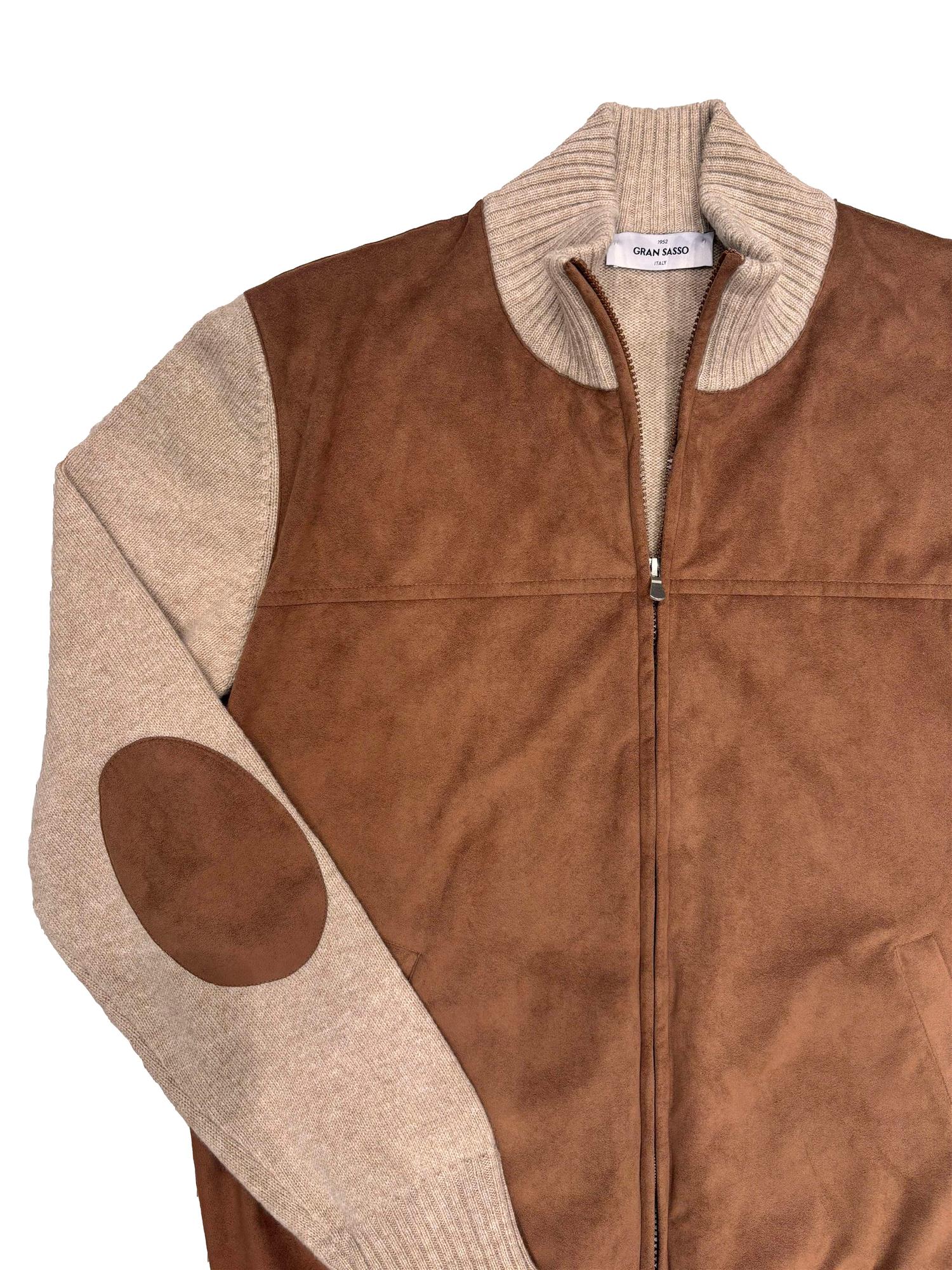 Gran Sasso Giubbino Jacket Jakke Beige - chrismoa.no