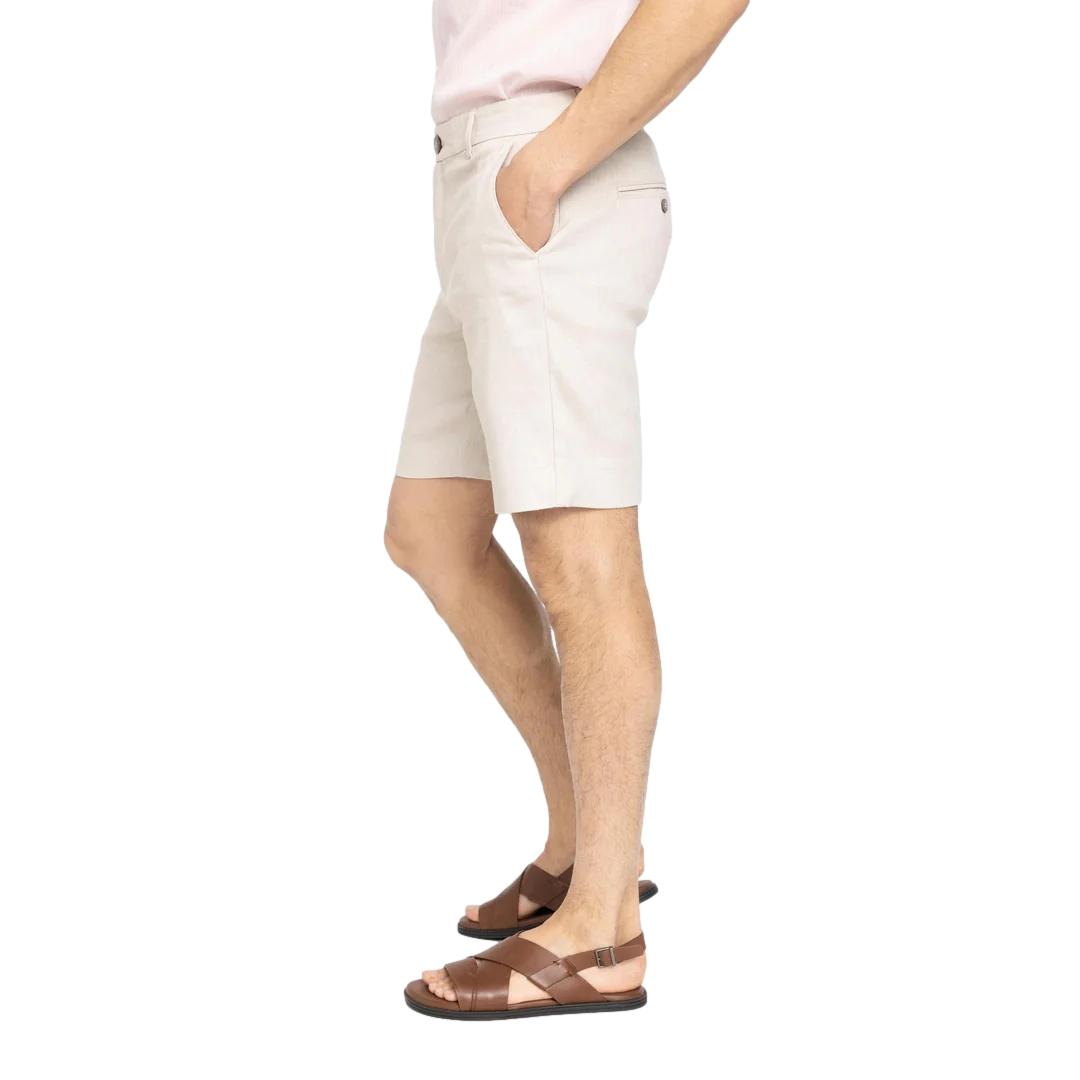 Plain Units Oscar Shorts 769 Bukse Lys-Beige - chrismoa.no