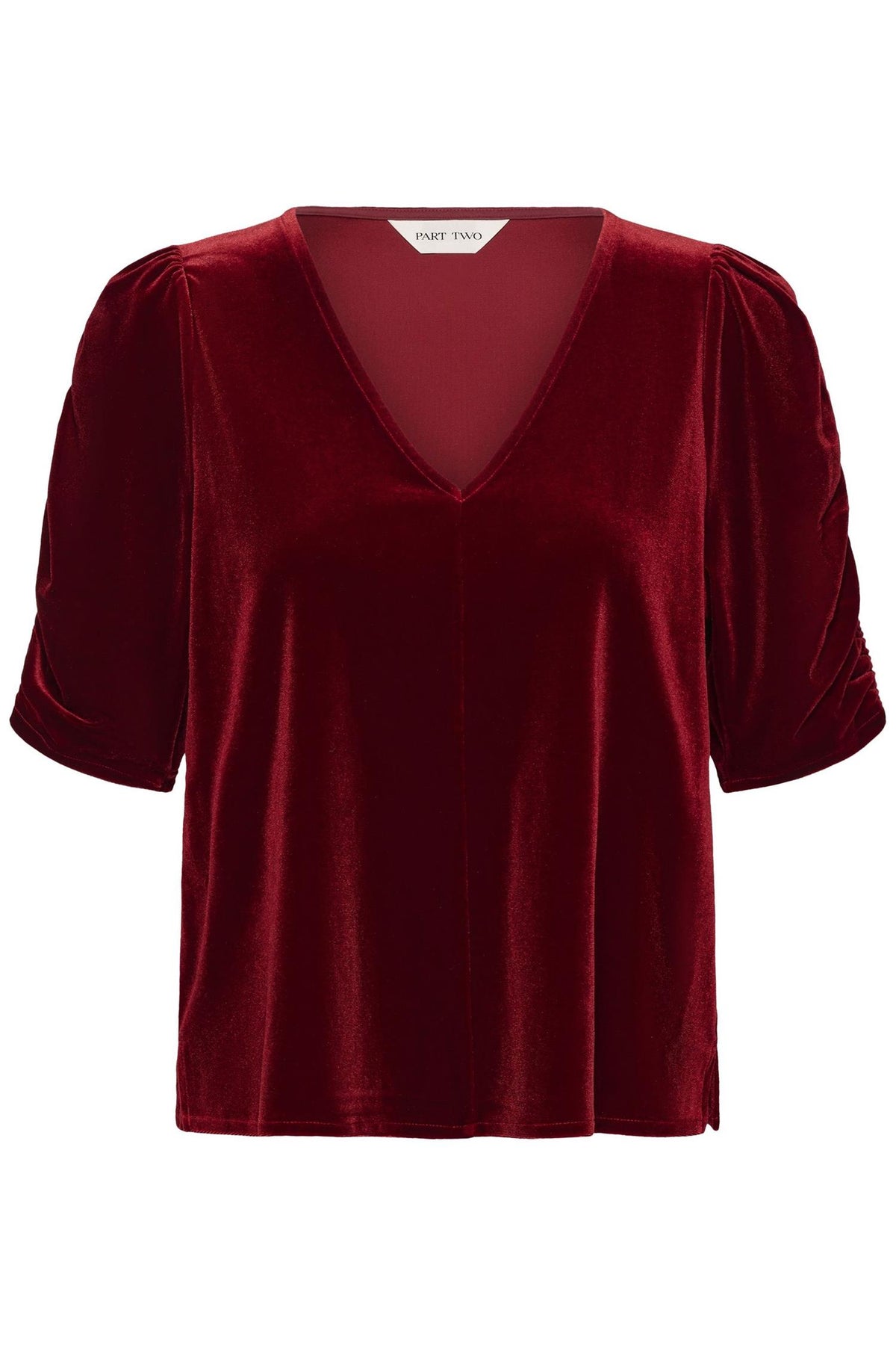 Part Two Valeriiapw Blouse Skjorte Biking Red