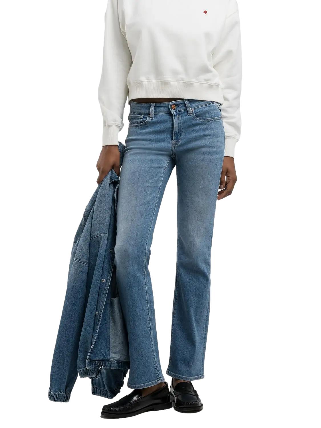 Replay New Luz Bootcut Jeans Lys Dongeri