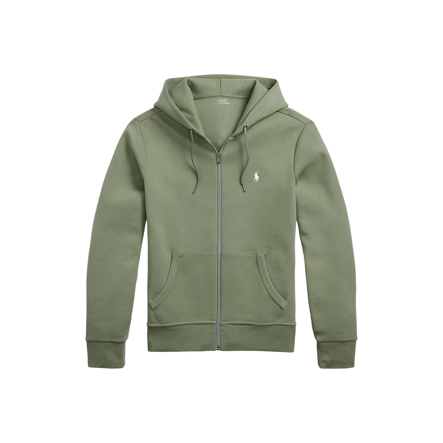 Polo Ralph Lauren Double-Knit Full-zip Hoodie Genser Grønn - chrismoa.no