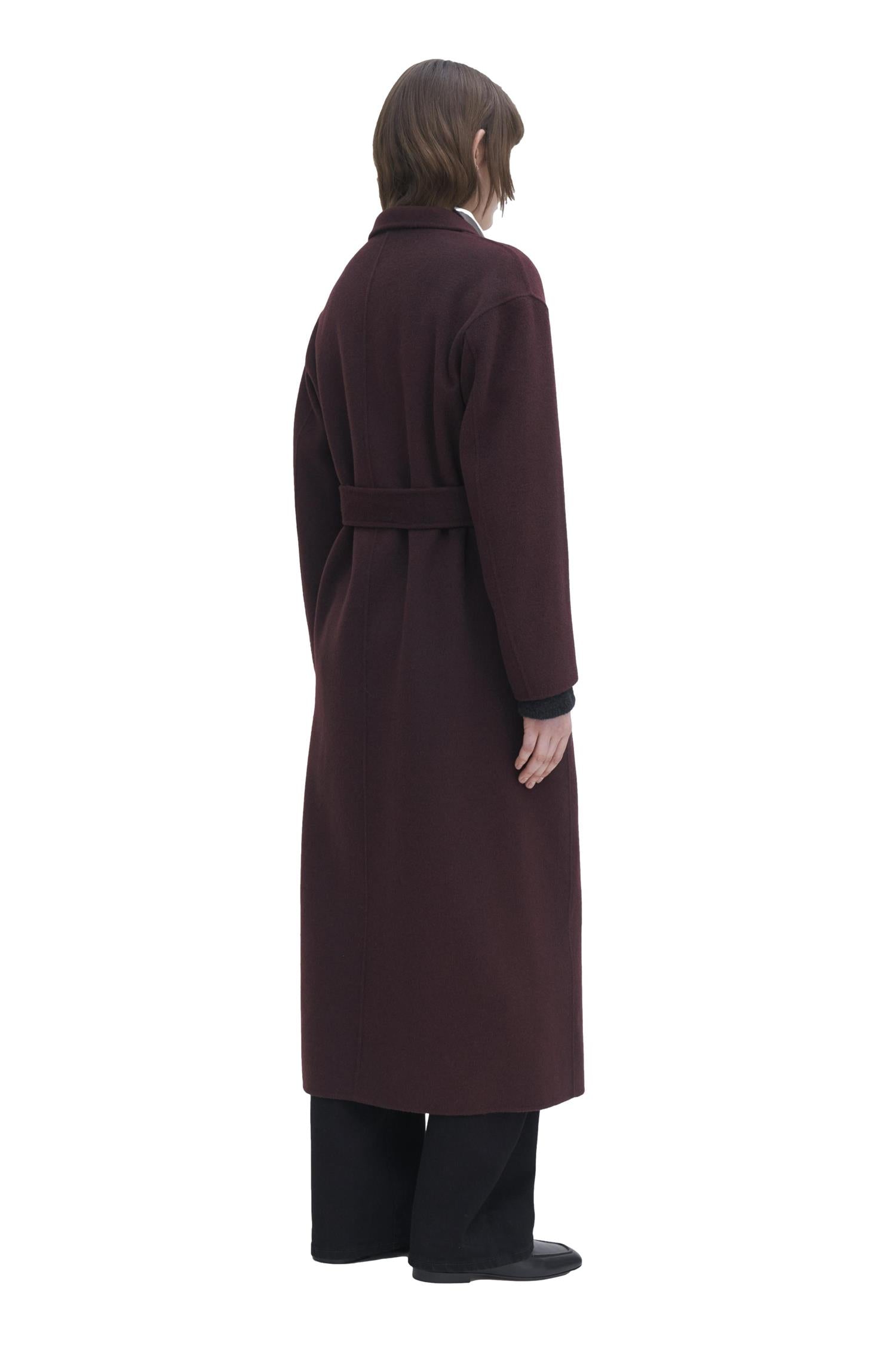 Filippa K Alexa Coat Kåpe Burgunder - chrismoa.no