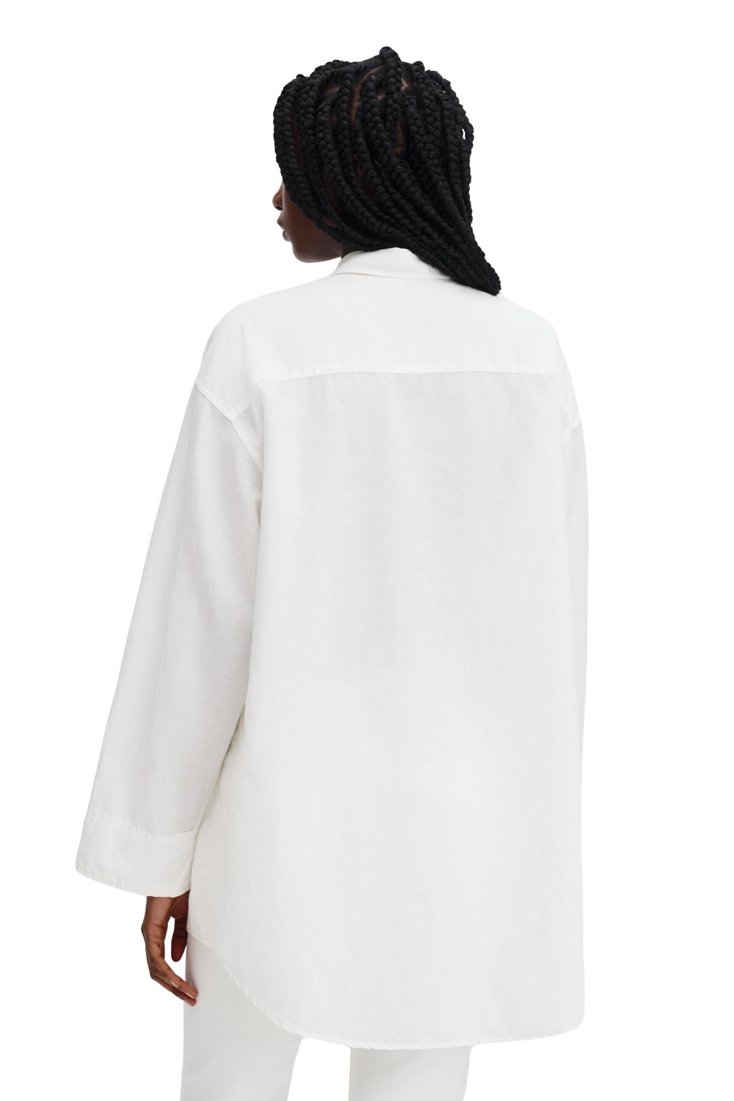 Filippa K Sandie Linen Shirt Skjorte Hvit - chrismoa.no