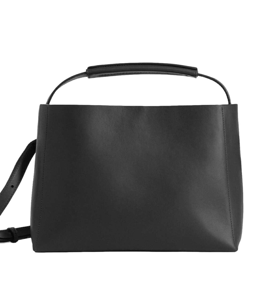 Flattered Hedda Grande Handbag Leather Black Veske Sort - chrismoa.no