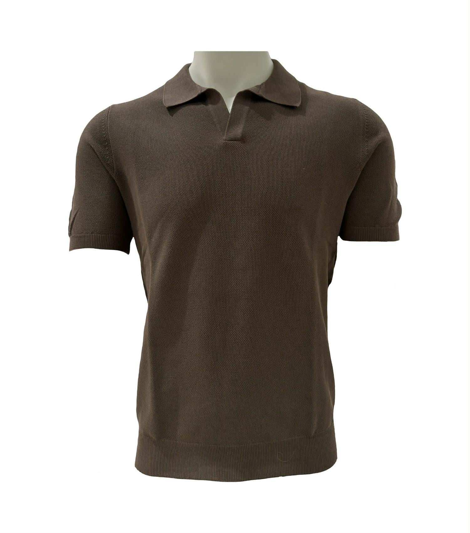 Gran Sasso Tennis M/M T-Shirt Brun - chrismoa.no