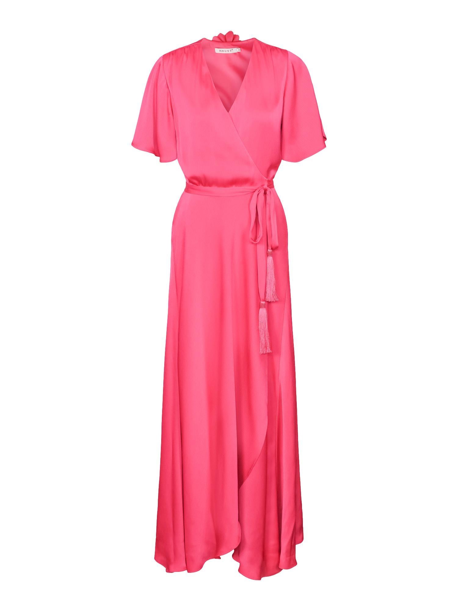 Haust Rosette dress Kjole Rosa - chrismoa.no