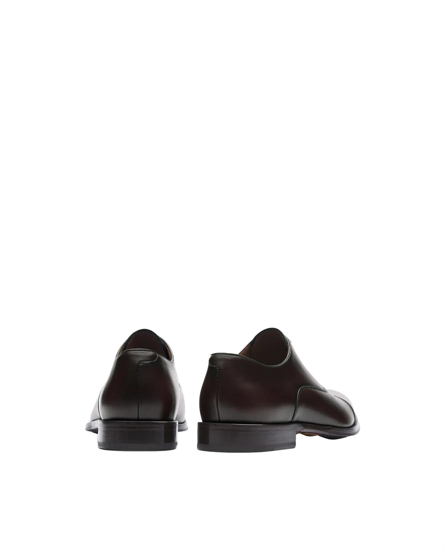 Lottusse Lenox Mocha Brush Off Calf Oxford Sko Brun - chrismoa.no