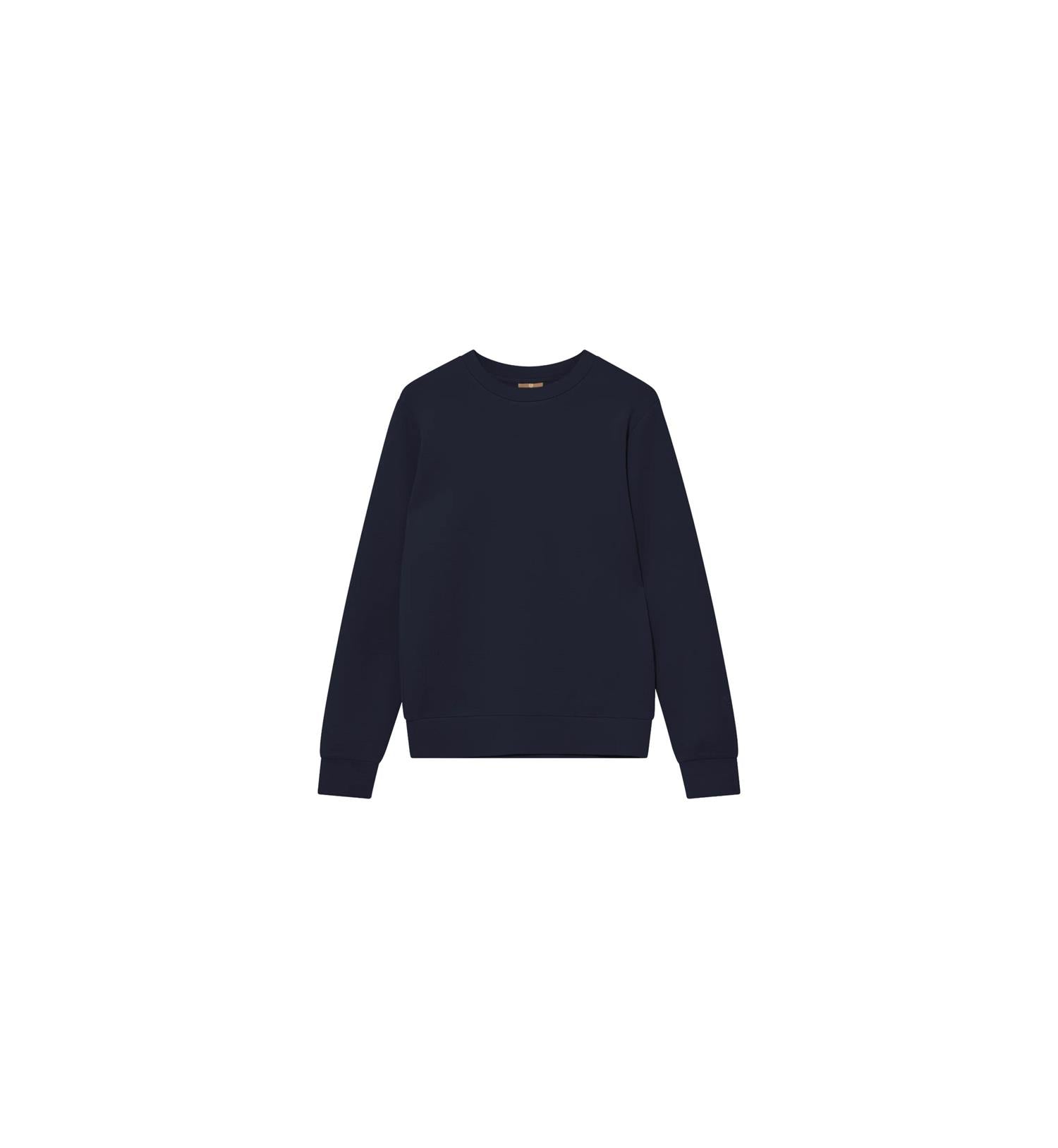 Marinefarget MOS MOSH MMGabel crew neck sweatshirt, myk genser med rund hals og komfortabel passform.