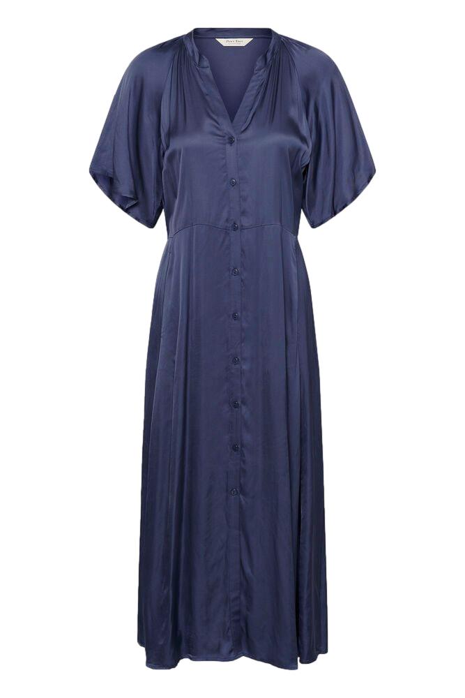 Part Two AlajaPW Dress Kjole Blå - chrismoa.no