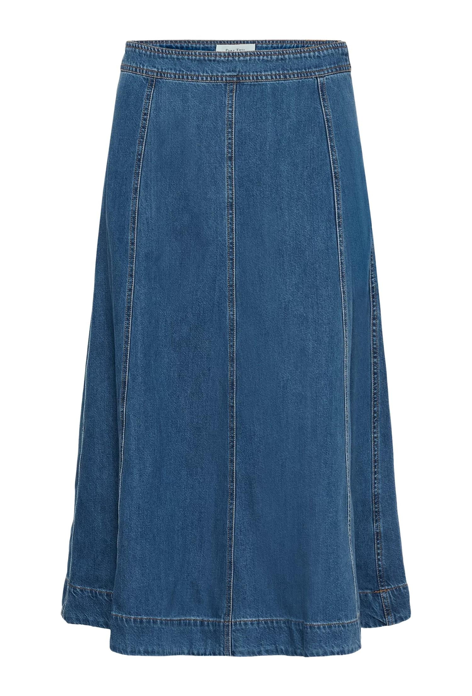 Part Two PetrinaPW SK Skjørt Denim - chrismoa.no