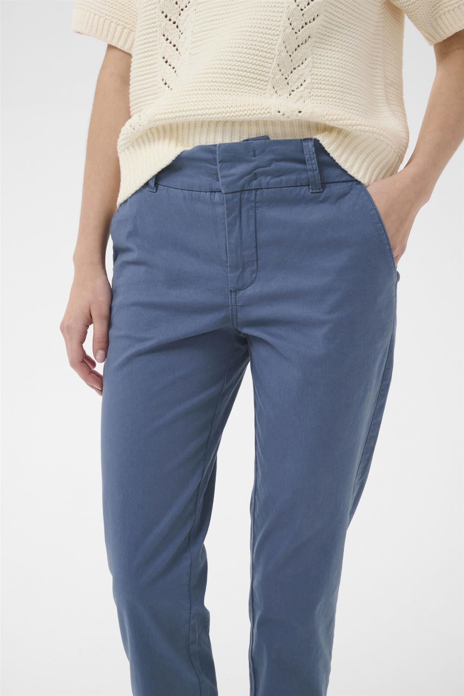Part Two Soffyspw Pa Bukse Blue Indigo - chrismoa.no
