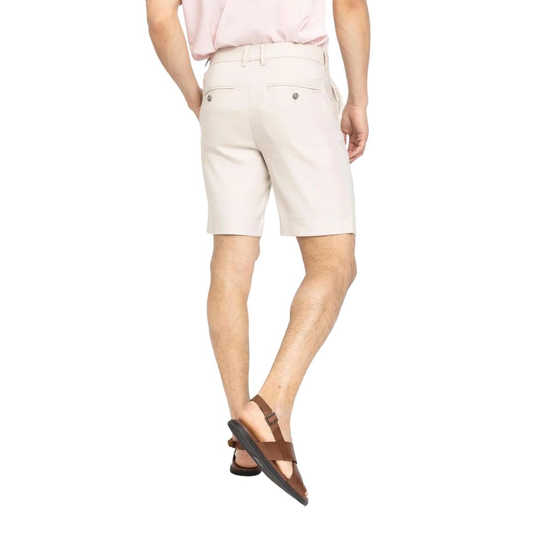 Plain Units Oscar Shorts 769 Bukse Lys-Beige - chrismoa.no