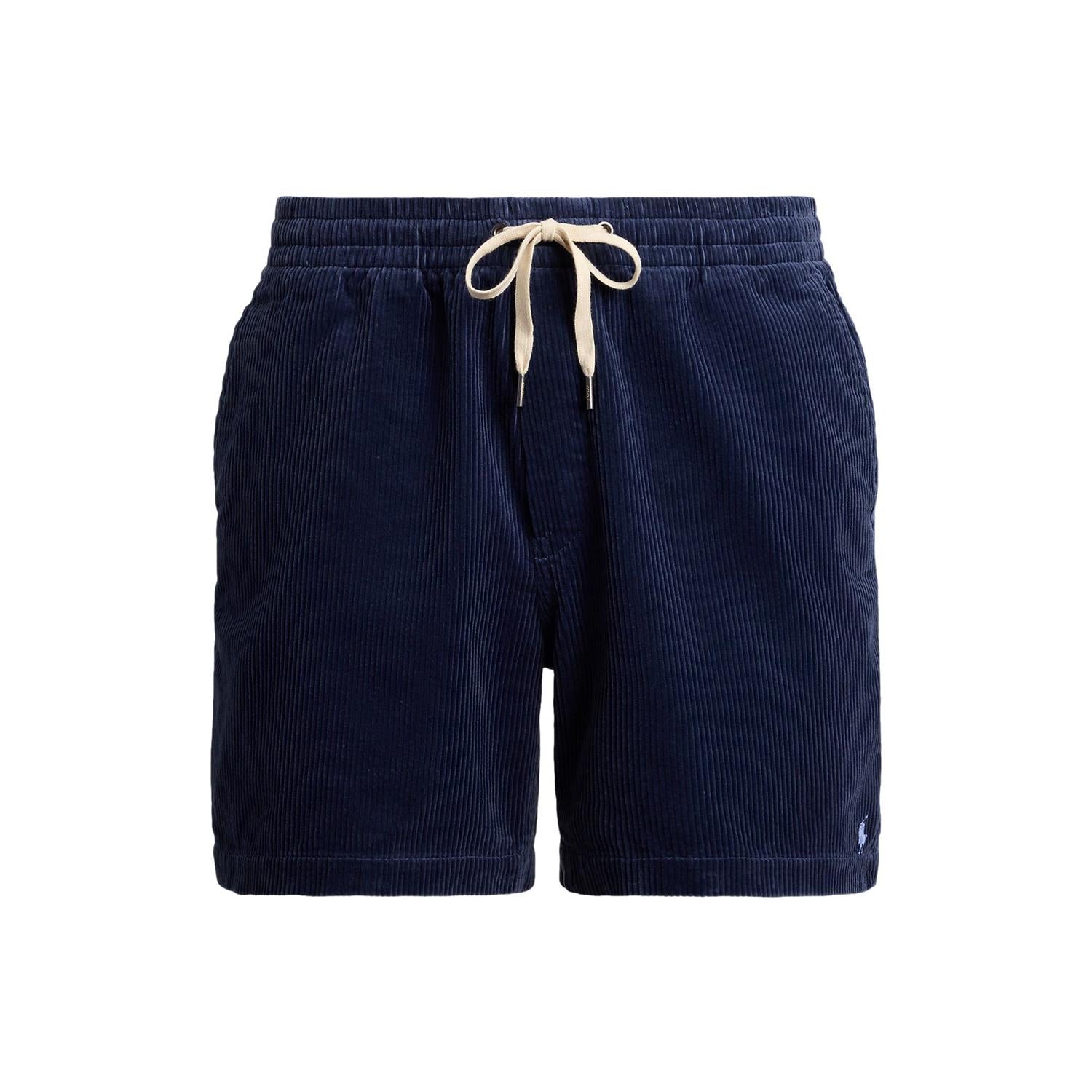 Marine blå Polo Ralph Lauren 6-tommers Polo Prepster cordfløyel shorts for menn, klassisk og komfortabelt design