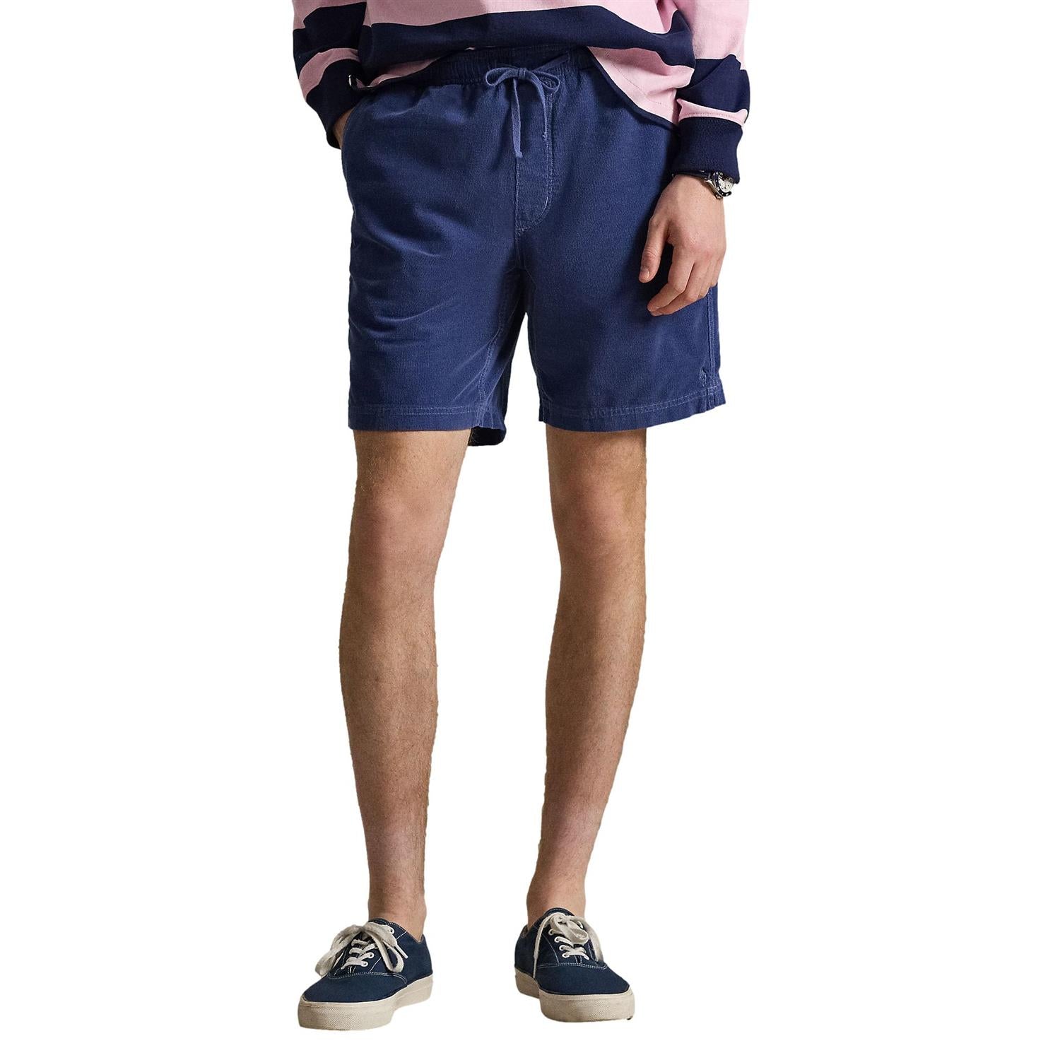 Polo Ralph Lauren 8-Inch Classic Fit Corduroy Short Shorts Blå - chrismoa.no