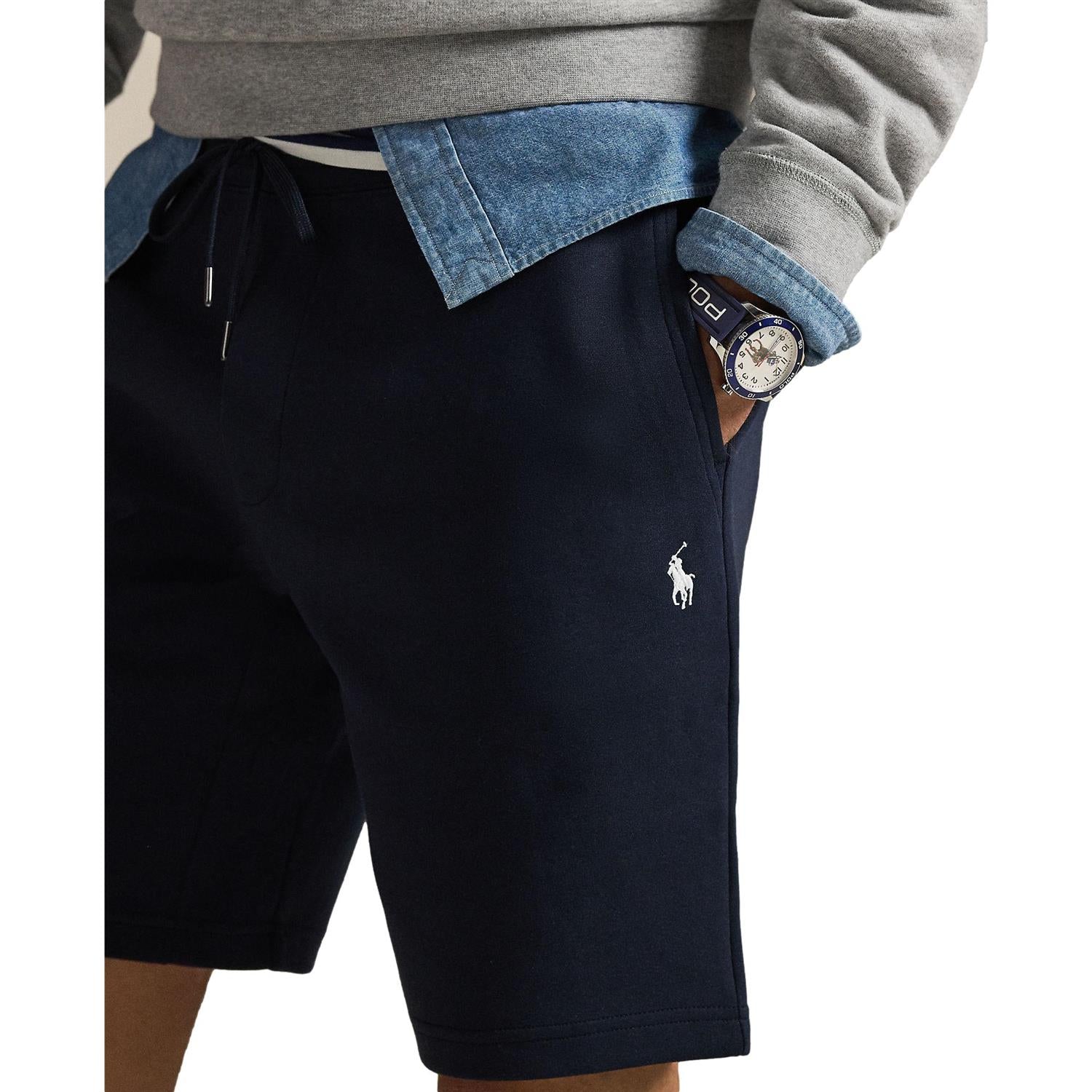 Polo Ralph Lauren 9-Inch Double-Knit Short Shorts Marine - chrismoa.no