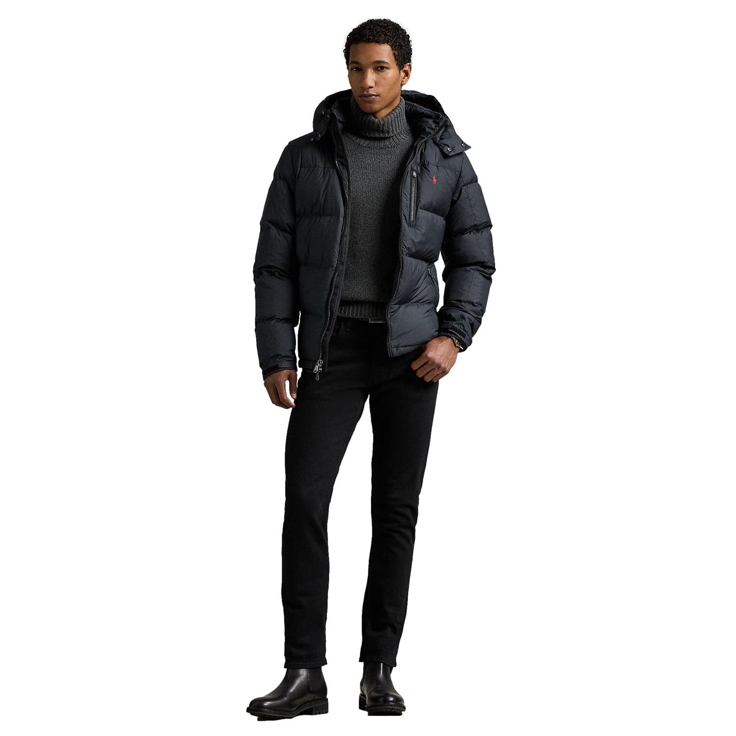 Polo Ralph Lauren The Gorham Down Jacket Jakke Sort - chrismoa.no