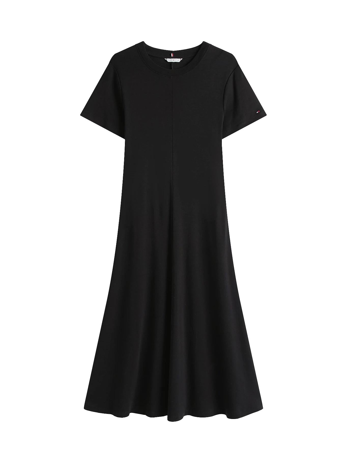 Tommy Hilfiger Modern Cody Ankle Tee Dress Kjole Sort - chrismoa.no