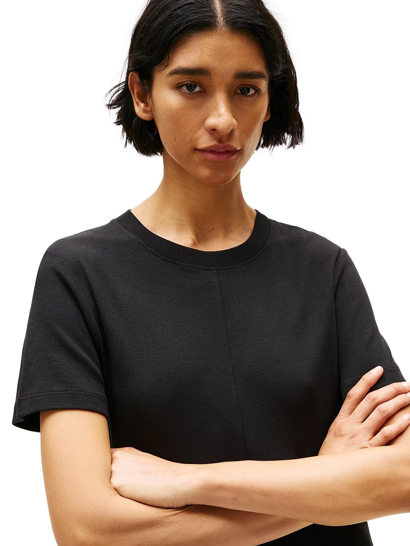 Tommy Hilfiger Modern Cody Ankle Tee Dress Kjole Sort - chrismoa.no