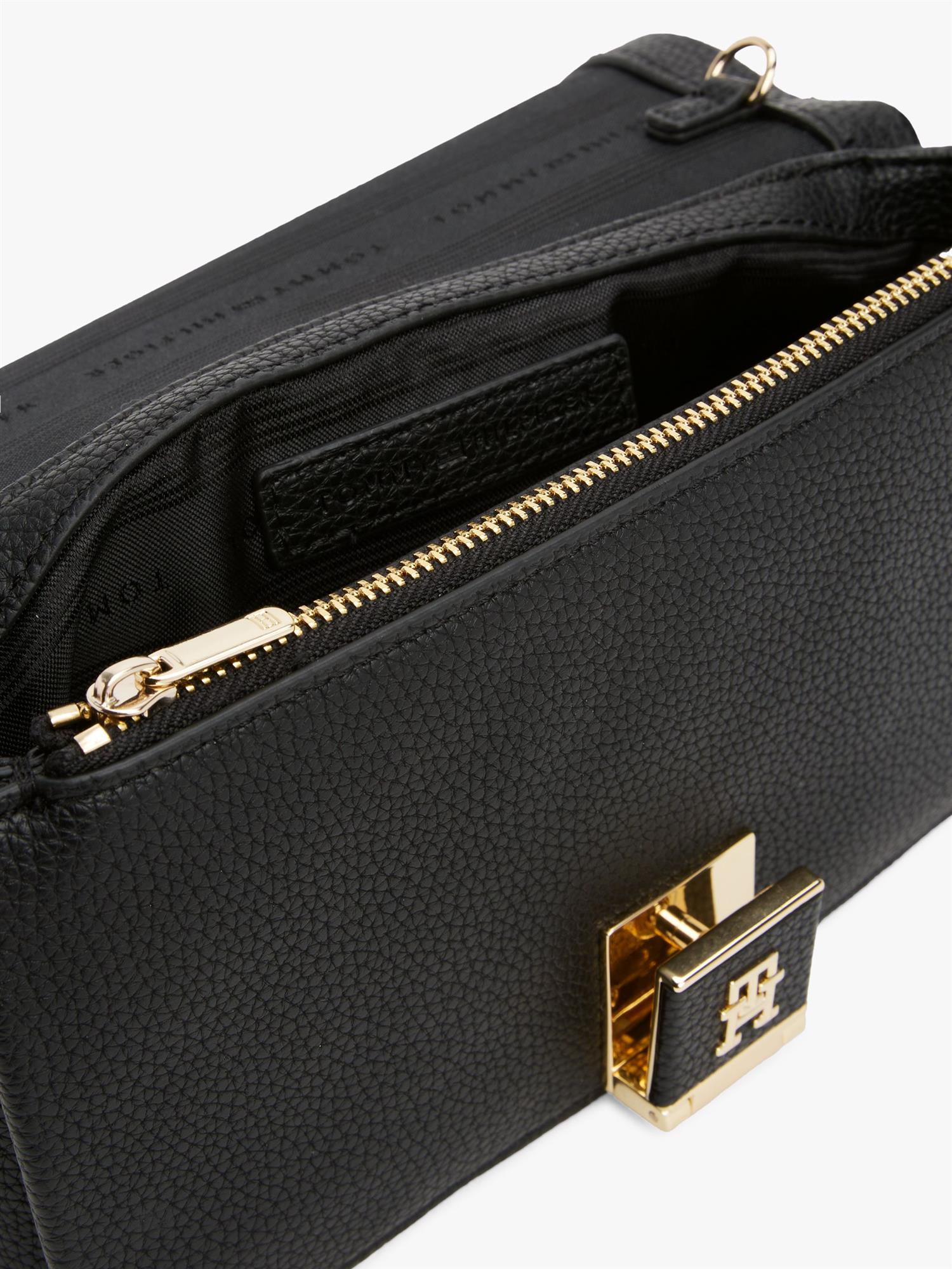 Tommy Hilfiger Th Her Chain Crossover Veske Black - chrismoa.no