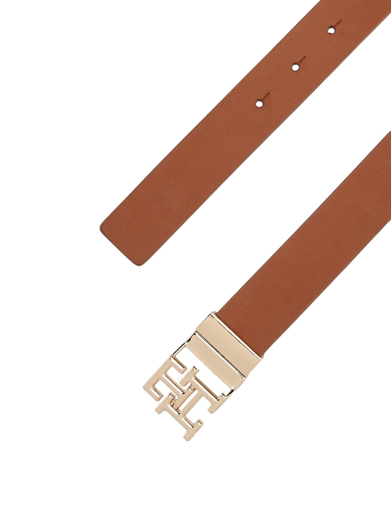 Tommy Hilfiger Th Modern 3.0 Rev Mono belte i flerfarget design, komfortabelt belte med logo-trykk, for menn.
