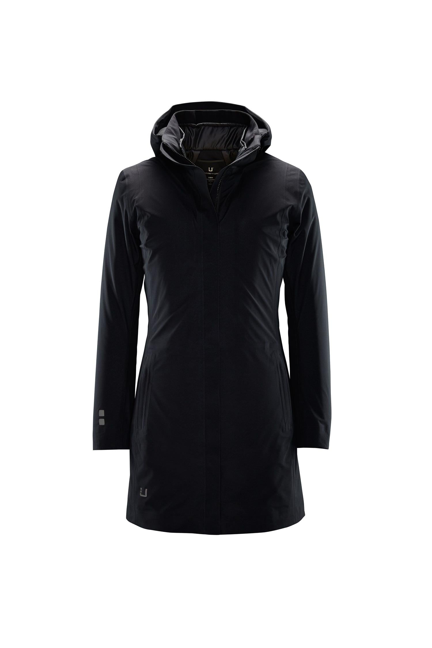 UBR NOVA COAT Jakke Sort - chrismoa.no