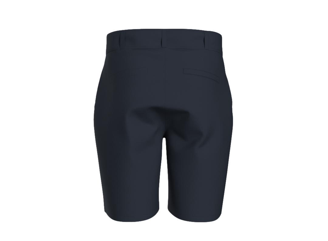 We Norwegians Albatross shorts i marineblå med lommer og avslappet passform, laget av komfortabelt materiale.