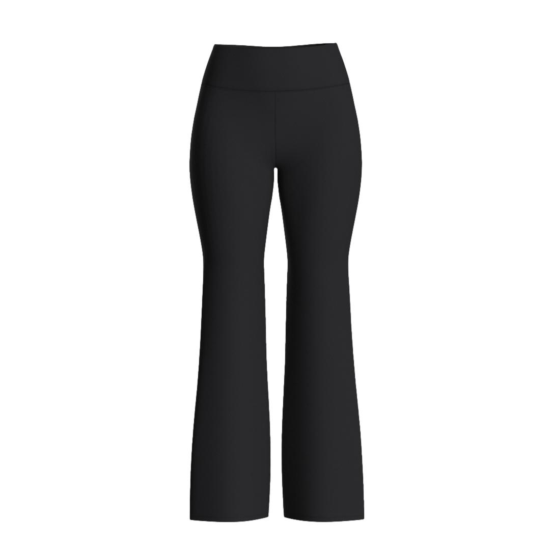 Sort joggebukse fra We Norwegians Honor Flared Pant, komfortabel og stilig med flared ben.