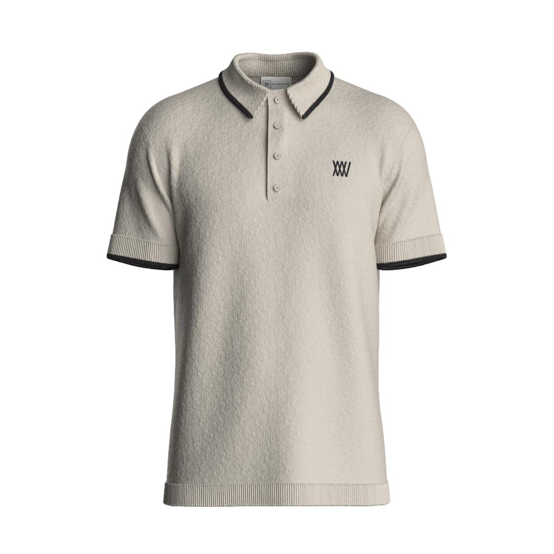 We Norwegians Putting Polo Short Sleeve T-Shirt Lys-Beige - chrismoa.no