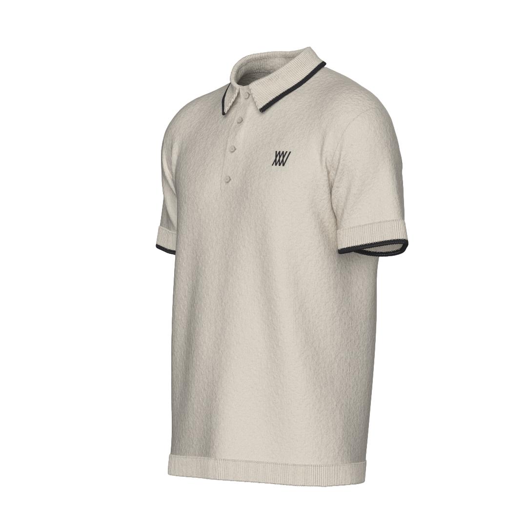 We Norwegians Putting Polo Short Sleeve T-Shirt Lys-Beige - chrismoa.no
