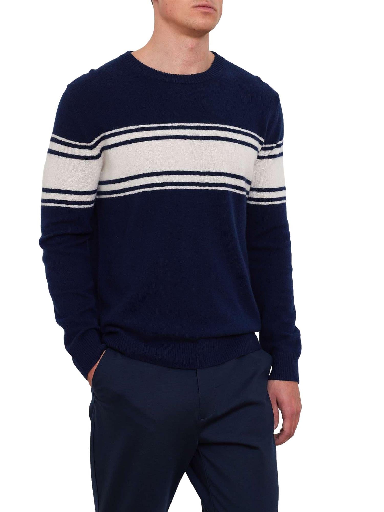 We Norwegians Yacht Sweater Men Genser Marine - chrismoa.no