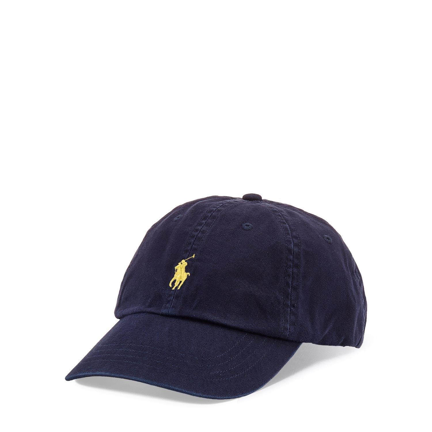 Polo Ralph Lauren Cotton Chino Ball Cap Caps Marine - chrismoa.no