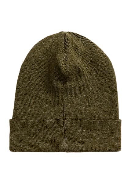 Polo Ralph Lauren Merino Wool Hat Lue Oliven - chrismoa.no