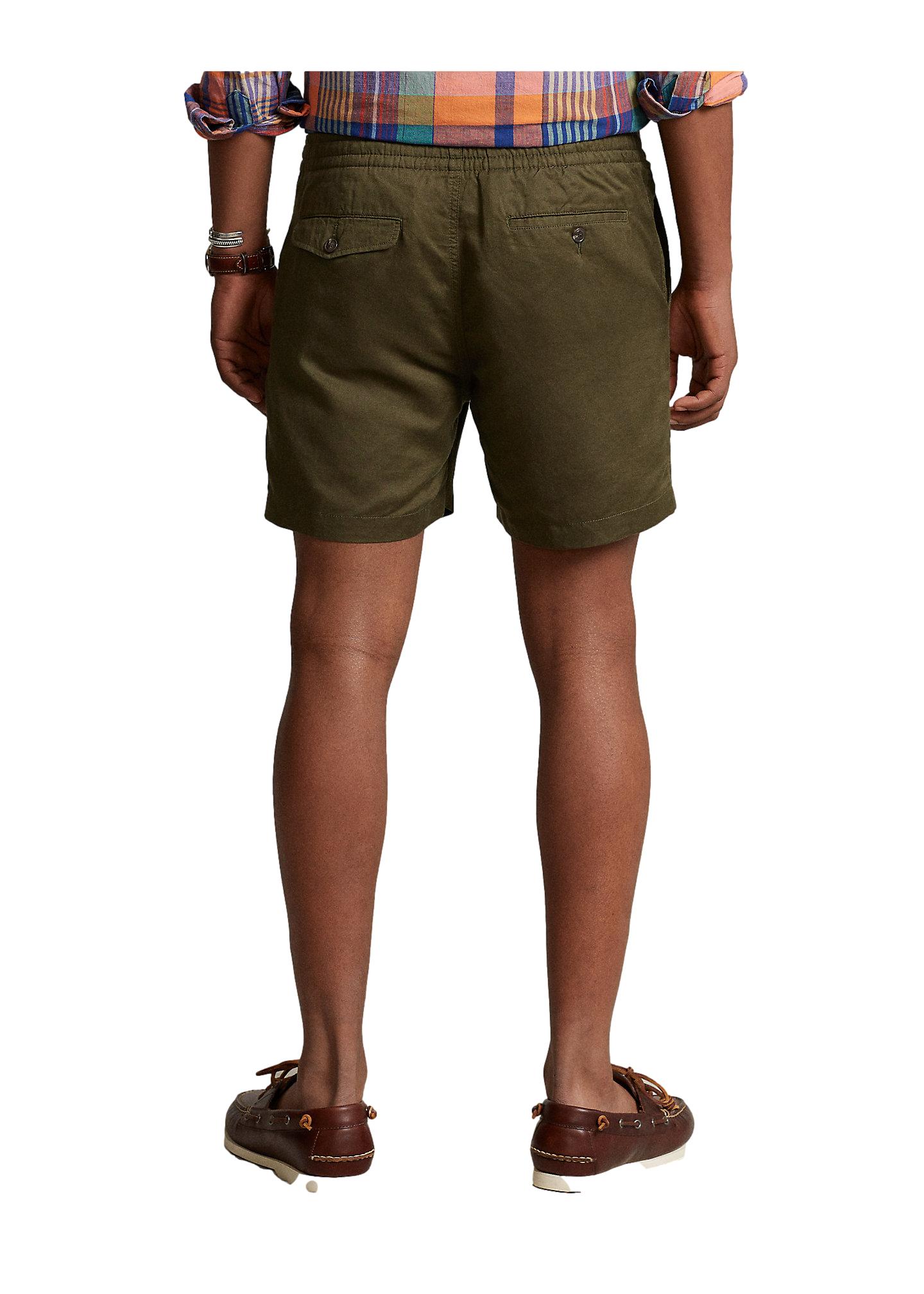 Polo Ralph Lauren 15.2 cm Polo Prepster Linen-Blend Short Shorts Militærgrønn - chrismoa.no
