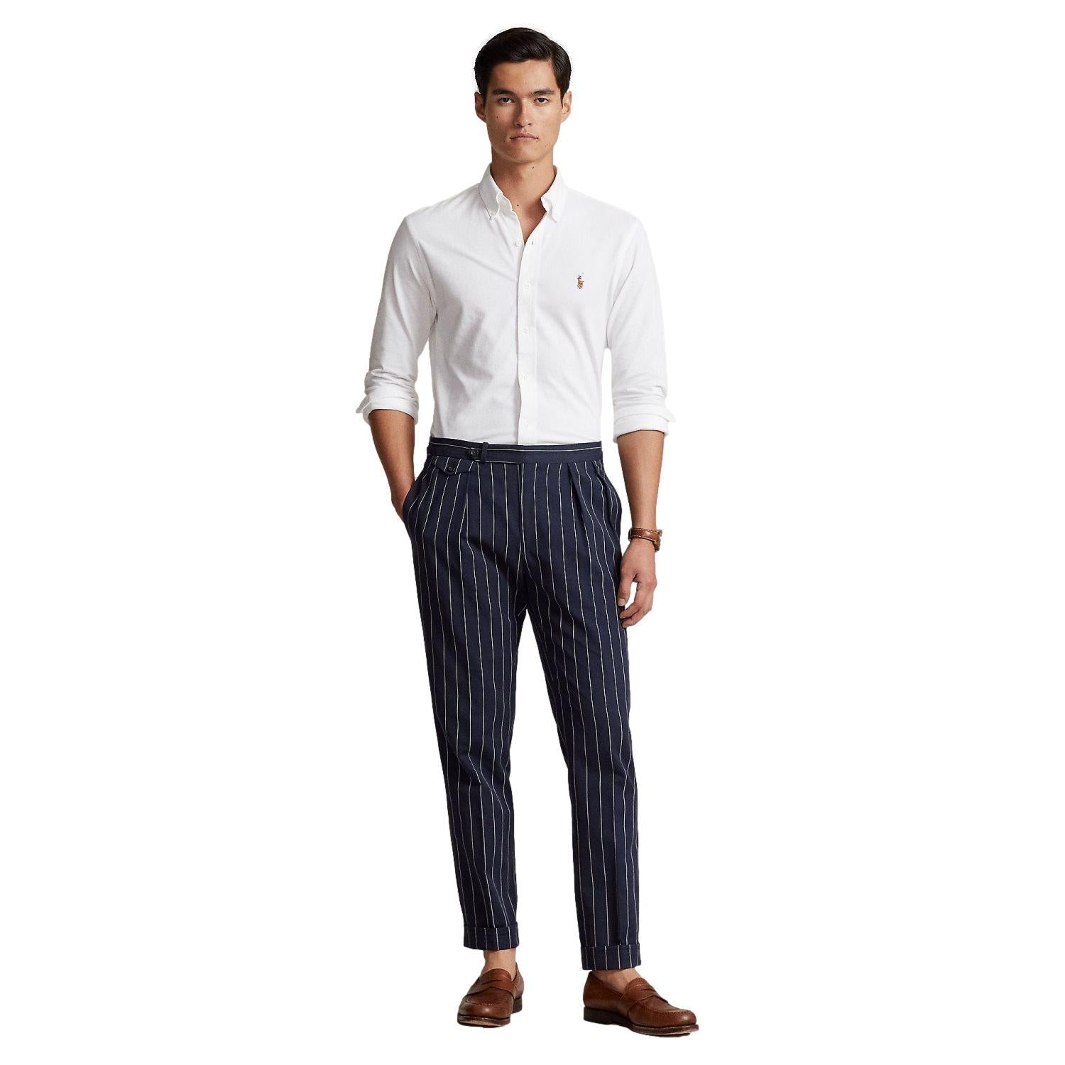 Polo Ralph Lauren Knit Oxford Shirt Skjorte Hvit - chrismoa.no