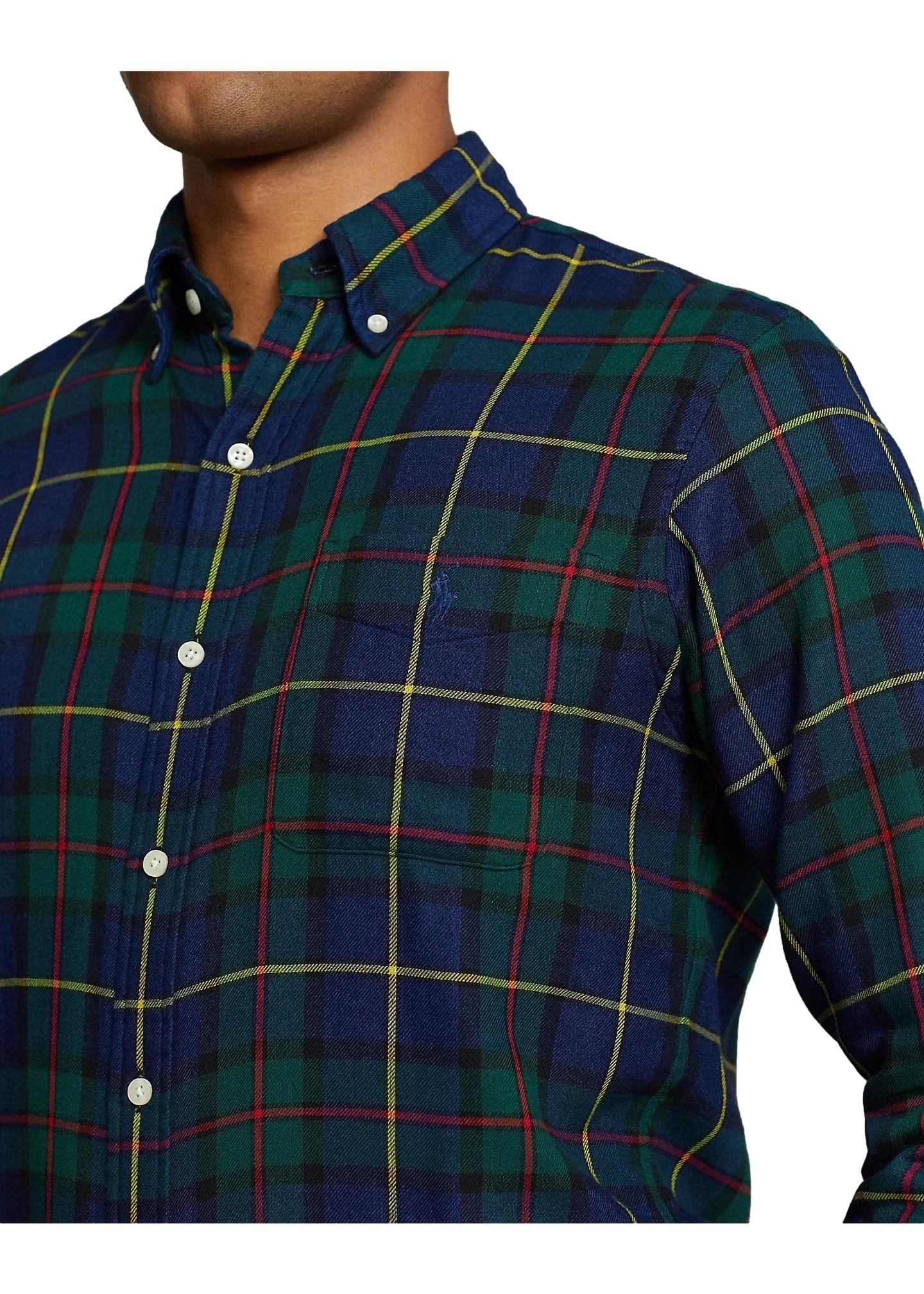 Polo Ralph Lauren Custom Fit Checked Double-Faced Shirt Skjorte Multi - chrismoa.no