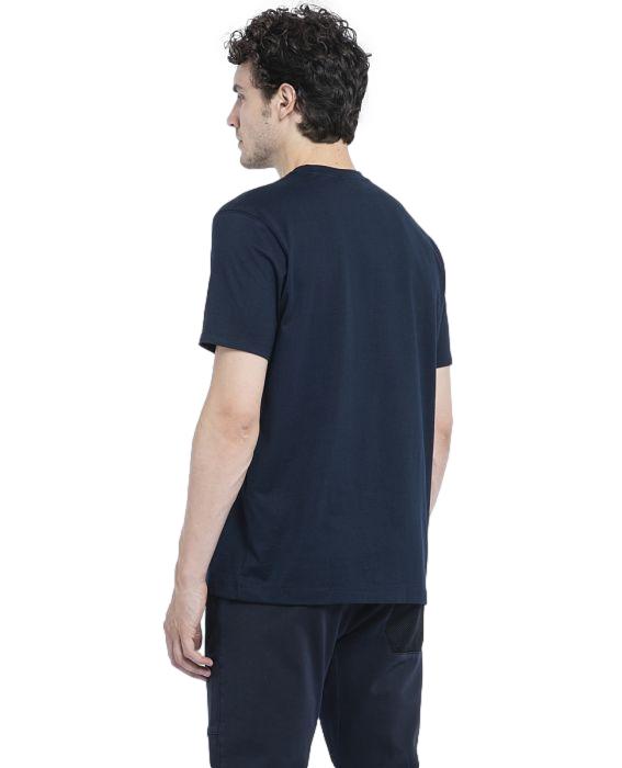 Paul & Shark Organic cotton T-Shirt with print T-Shirt Marine - chrismoa.no