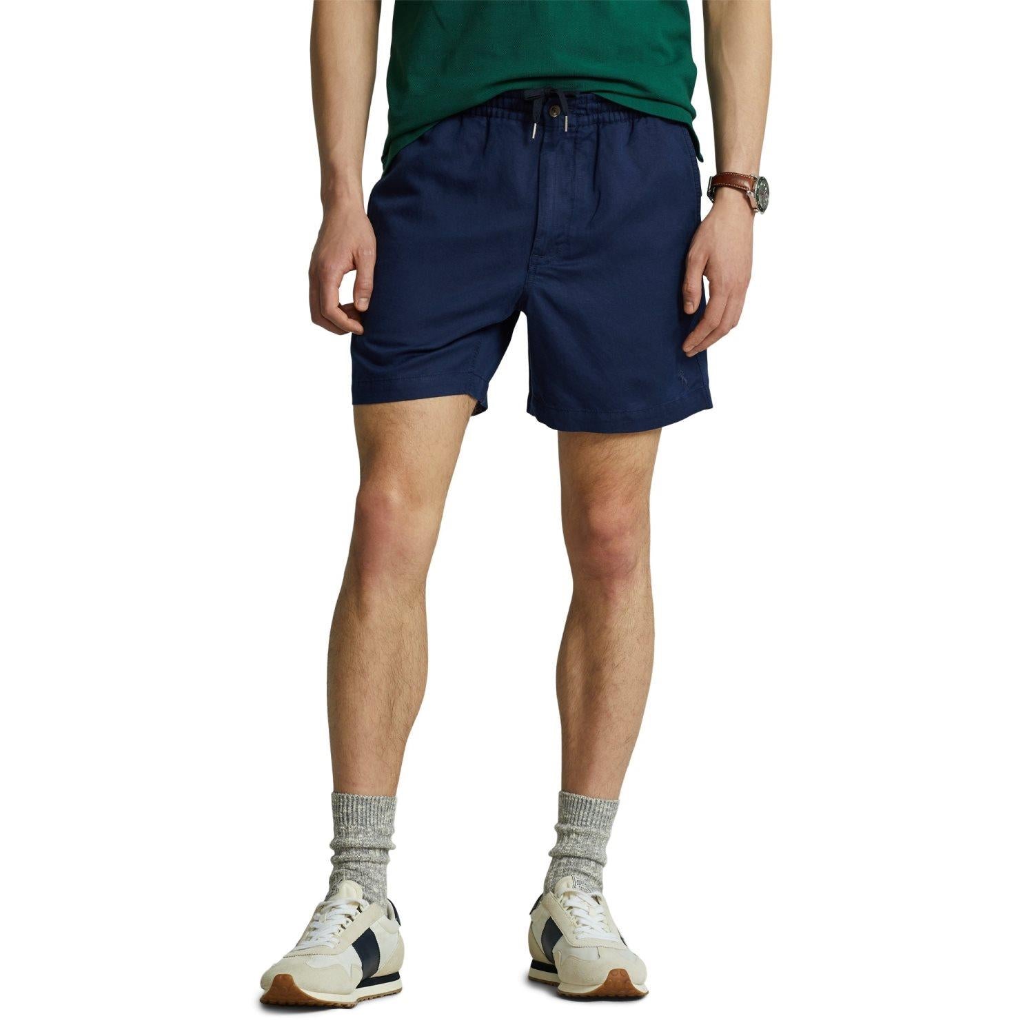 Polo Ralph Lauren 15.2 cm Polo Prepster Linen-Blend Short Shorts Mørkeblå - chrismoa.no