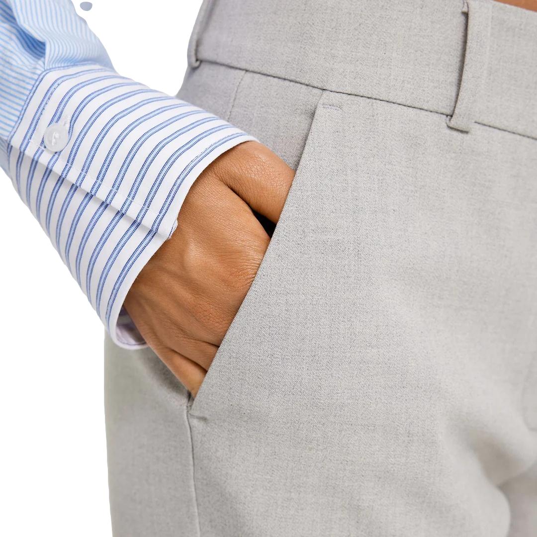 Five Units ClaraFV Bukse Truffle Melange - chrismoa.no