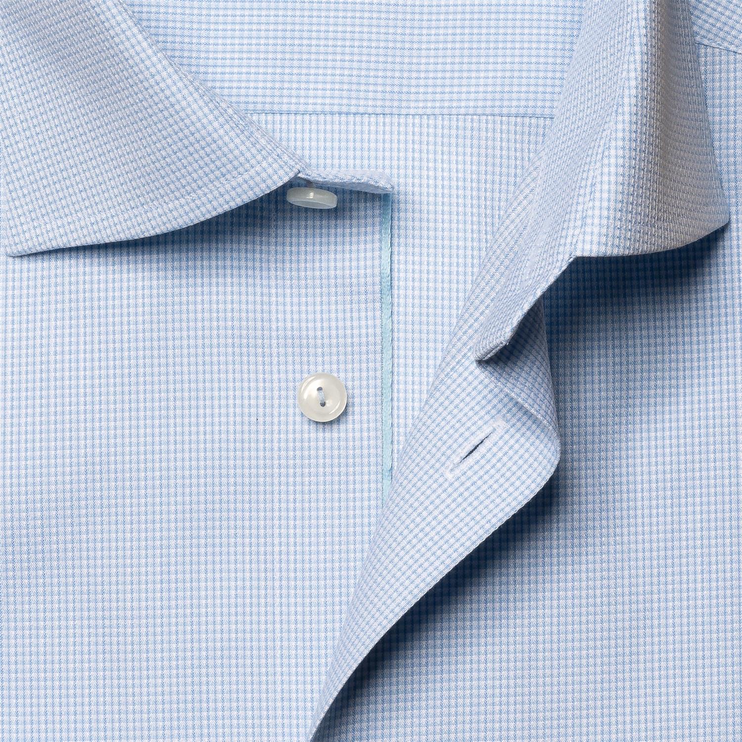 Eton Light Blue Signature Twill Shirt Skjorte Lyseblå - chrismoa.no
