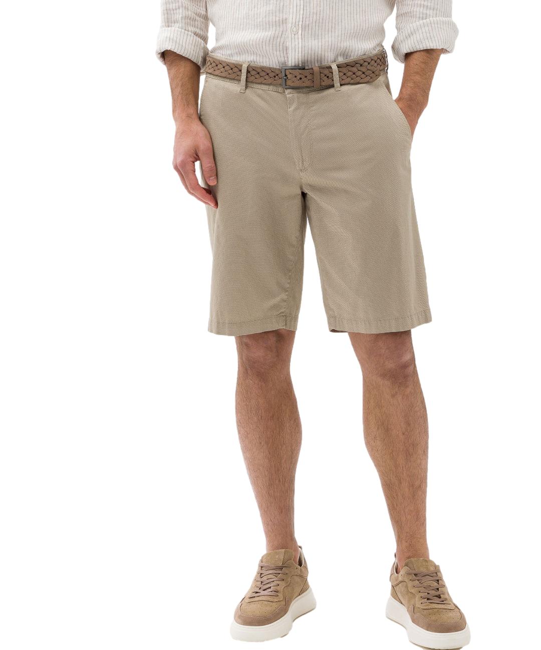 Brax Bozen Shorts Beige - chrismoa.no
