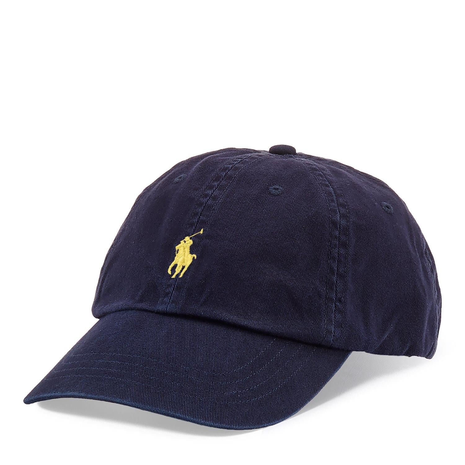 Polo Ralph Lauren Cotton Chino Ball Cap Caps Marine - chrismoa.no