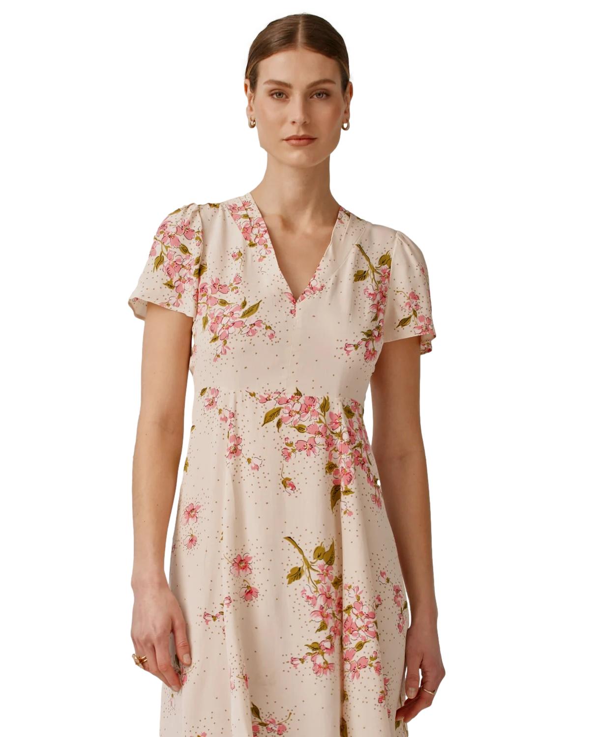 By TiMo Summer 50's Dress Kjole Blomster - chrismoa.no